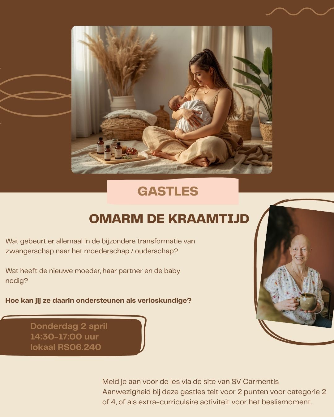 GASTLES OMARM DE KRAAMTIJD 